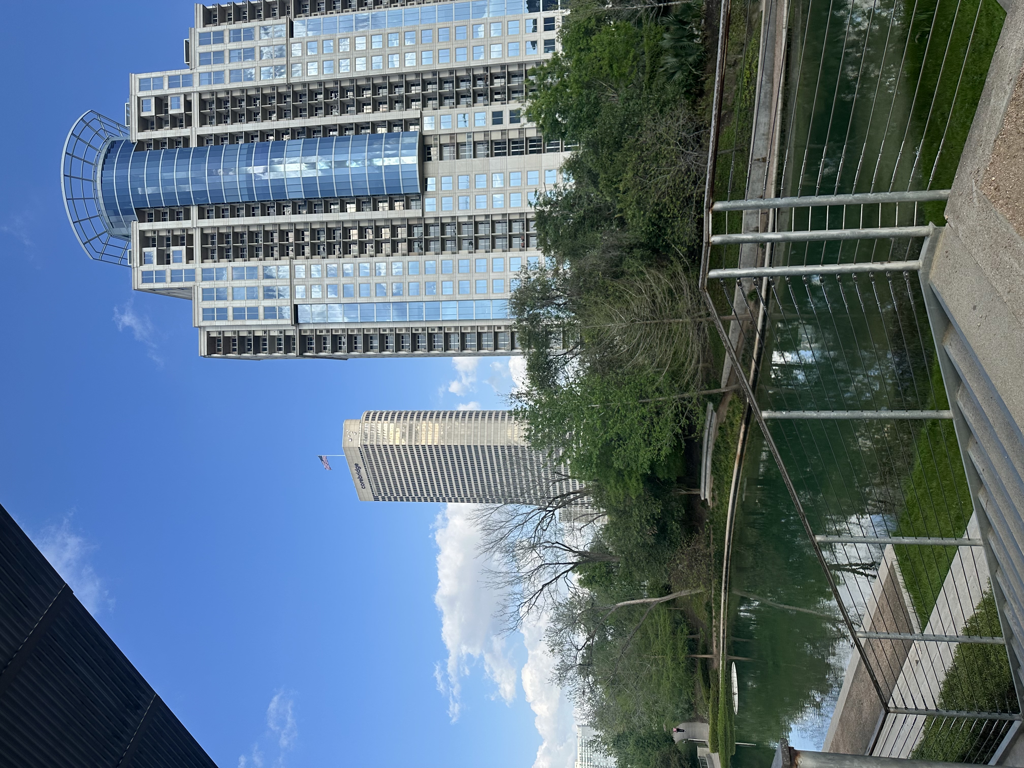A picture of the bayou in Houston, Texas